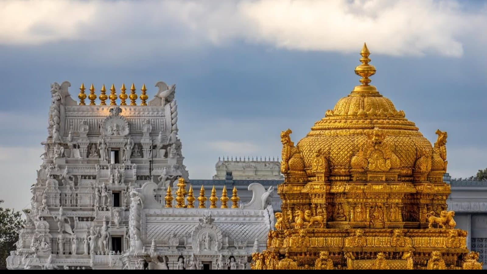 Srivari Tirumala Tirupati Golden Gopuram Temple Tower