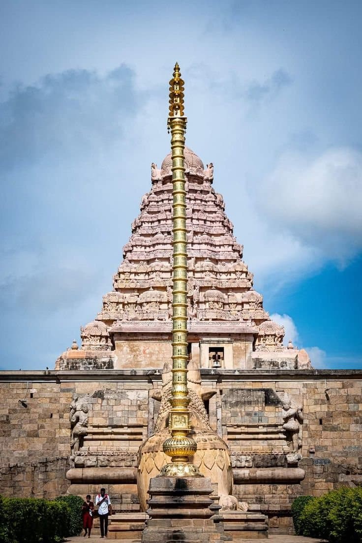 The temple at Gangaikonda Cholapuram, built by Rajendra Chola I